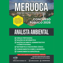 Meruoca -ce 2026  Analista Ambiental 