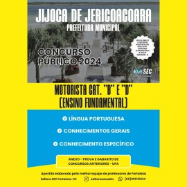 JIJOCA de JERICOACOARA Motorista Cat B - D ( Ensino Fundamental )