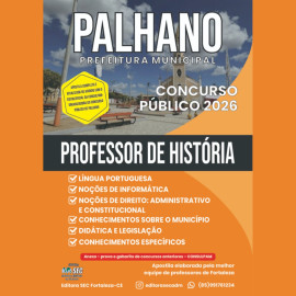 Palhano -ce 2026. Prof. Hist�ria 