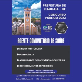 CAUCAIA 2023  Agente Comunitrio de Sade 