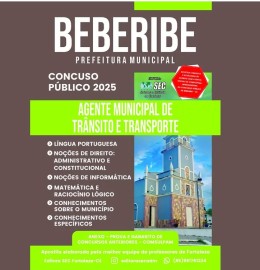 Beberibe 2025 Agente Municipal de Tr�nsito e Transporte 