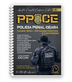 Apostila Policia Pena do Ceara` Teoria e Questes edio 2024 editora FV  