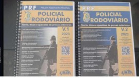 Policial Rodovirio Federal apostila PRF Teoria esquematizada, dicas e questes 2 Vols. 2023