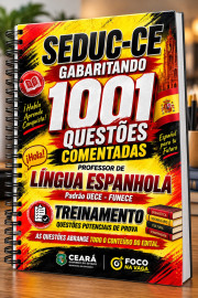 Seduc -ce 2026. 1001 quest�es. Comentadas Prof de l�ngua Espanhola 
