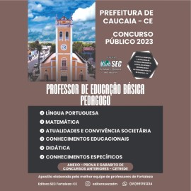 CAUCAIA 2023  : Professor de Educao -Pedagogo  