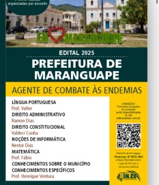 Maranguape 2025  Agente de combate �s endemias editora Dince 