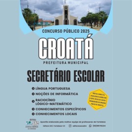 CROATA-Ce  2025 secret�rio escolar 