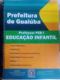 .Educao Infantil Professor PEB II apostila prefeitura de Guaiba (PMC) Teoria e questes CETREDE 2023 - D