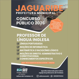 Jaguaribe -Ce 2026 Prof de l�ngua inglesa 