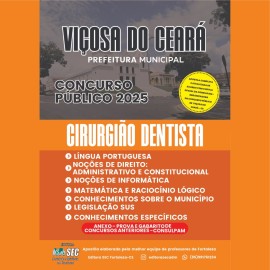 Vi�osa do Ceara  2025 Cirurgi�o Dentista 