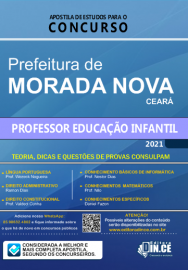 pdf  .Professor Educao Infantil - Prefeitura Morada Nova apostila 2021 --- DIGITAL/PDF ---