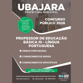 Ubajara -ce 2026 Prof de lingua portuguesa 