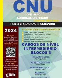    Apostila CNU concurso nacional unificado - Cargos de Nvel Intermedirio - 2024