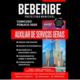 Beberibe 2025 Auxiliar de servi�os gerais �ditora Sec