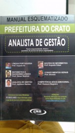 ....Apostila ANALISTA DE GESTO Prefeitura de Crato (Nvel superior) - Teoria, dicas e questes 2020 - Impressa