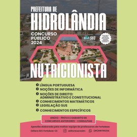 HIDROLANDIA- CE  Nutricionista 