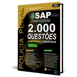 2000 Questes  Gabaritadas e Comentadas para Policia Penal do Ceara editora Elaborar  