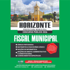 Horizonte -Ce 2026  Fiscal Municipal  edi��o 2026 dispon�vel a partir do 10-09-26