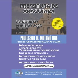 ARACOIBA 2023 Professor Matemtica 
