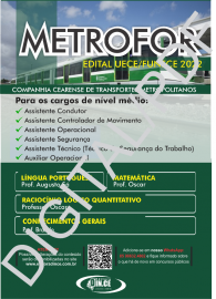 pdf .METROFOR Fortaleza - Apostila para os cargos de Assistente: Condutor, Controlador de Movimento, Segurana, Tcnico Auxiliar e Operacional 2022 DIGIT