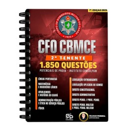 1850 questes.  Gabaritadas para CFO CBM-CE edio 2025 com prof Gilmar 