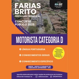 Farias Brito 2025 : Motorista cat D