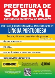 pdf LNGUA PORTUGUESA Apostila Professor de Ensino Fundamental Final (6 ao 9 ano) Sobral CE DIGITAL