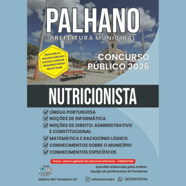 Palhano  Ce 2026.  Nutricionista 