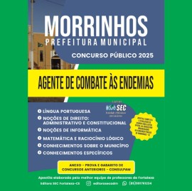 Morrinhos -Ce Agente de Combate �s endemias  editora Sec 