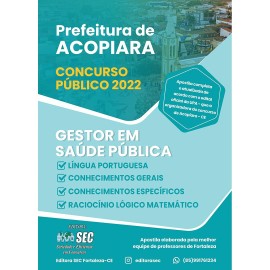 Acopiara -CE 2022  Gestor em Sade Publica 