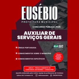Eus�bio 2025 Auxiliar de Servi�os Gerais