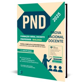 PND Forma��o Geral Docente Prof .Biologia 