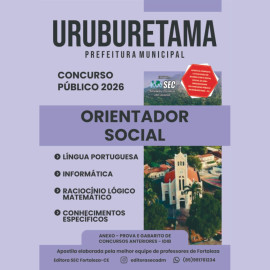 Uruburetama -Ce 2026 Orientador Escolar 