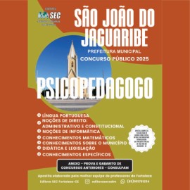 S�o Jo�o do Jaguaribe -Ce  Psicopedagogo 