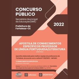 S especifica Professor Efetivo sme Lngua Portuguesa 