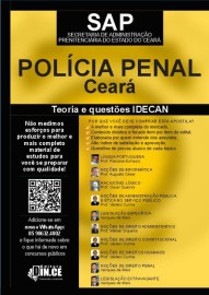 Polcia Penal (Apostila PPCE 2024) Teoria esquematizada, dicas e questes de provas IDECAN