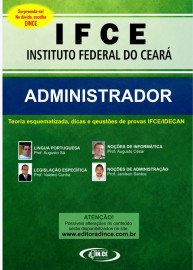 ADMINISTRADOR IFCE Teoria esquematzada e questes IDECAN 2021 - impressa