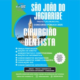 S�o Jo�o do Jaguaribe -Ce edi��o 2025 Cirurgi�o Dentista 