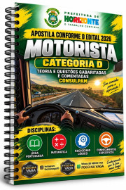 Horizonte -Ce 2026  Motorista  editora FV 