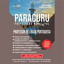 Paracuru-Ce  2026 Prof L�ngua Portuguesa 