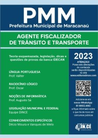 pdf .Agente fiscalizador de trnsito e transporte - Apostila Prefeitura de Maracana (PMM) Teoria e questes IDECAN 2023 - Digital