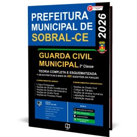 Apostila preparat�ria Guarda Civil Municipal de Prefeitura de Sobral edi��o 2026