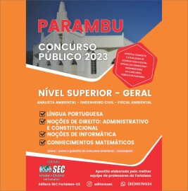 Parambu-CE 2023 Nvel Superior -Geral  