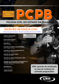 Escrivo de Polcia Civil Apostila polcia civil Paraiba PCCPA teoria e questes CESPE 2021 -Impressa