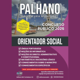 Palhano -Ce 2026 Orientador Social 