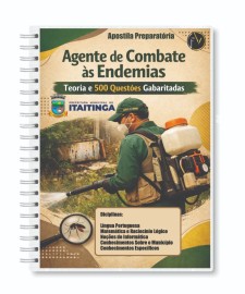 Ap�stila preparat�ria Agente de combate �s endemias  Prefeitura de Itaitinga -Ce  edi��o 2026