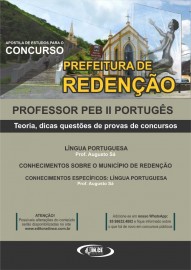 Apostila Professor Peb II PORTUGUSl (Prefeitura de Redeno) - 2019 IMPRESSA