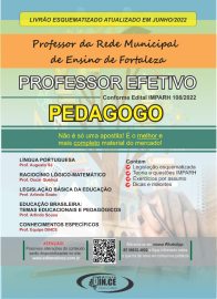 ...Pedagogo - apostila Professor Efetivo de Fortaleza - Teoria esquematizada e questes de provas IMPARH 2022