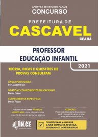 PDF .Apostila Professor PEB II - EDUCAO INFANTIL - Prefeitura de Cascavel-Ce/2021 - Digital/PDF