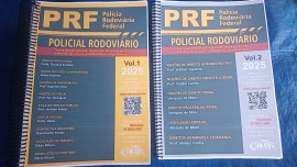 Policial Rodovi�rio Federal apostila PRF Teoria esquematizada, dicas e quest�es 2 Vols. 2025